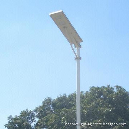 Integrated Solar Power Streetlight, 40W Power, All-in-one with Motion Sensor